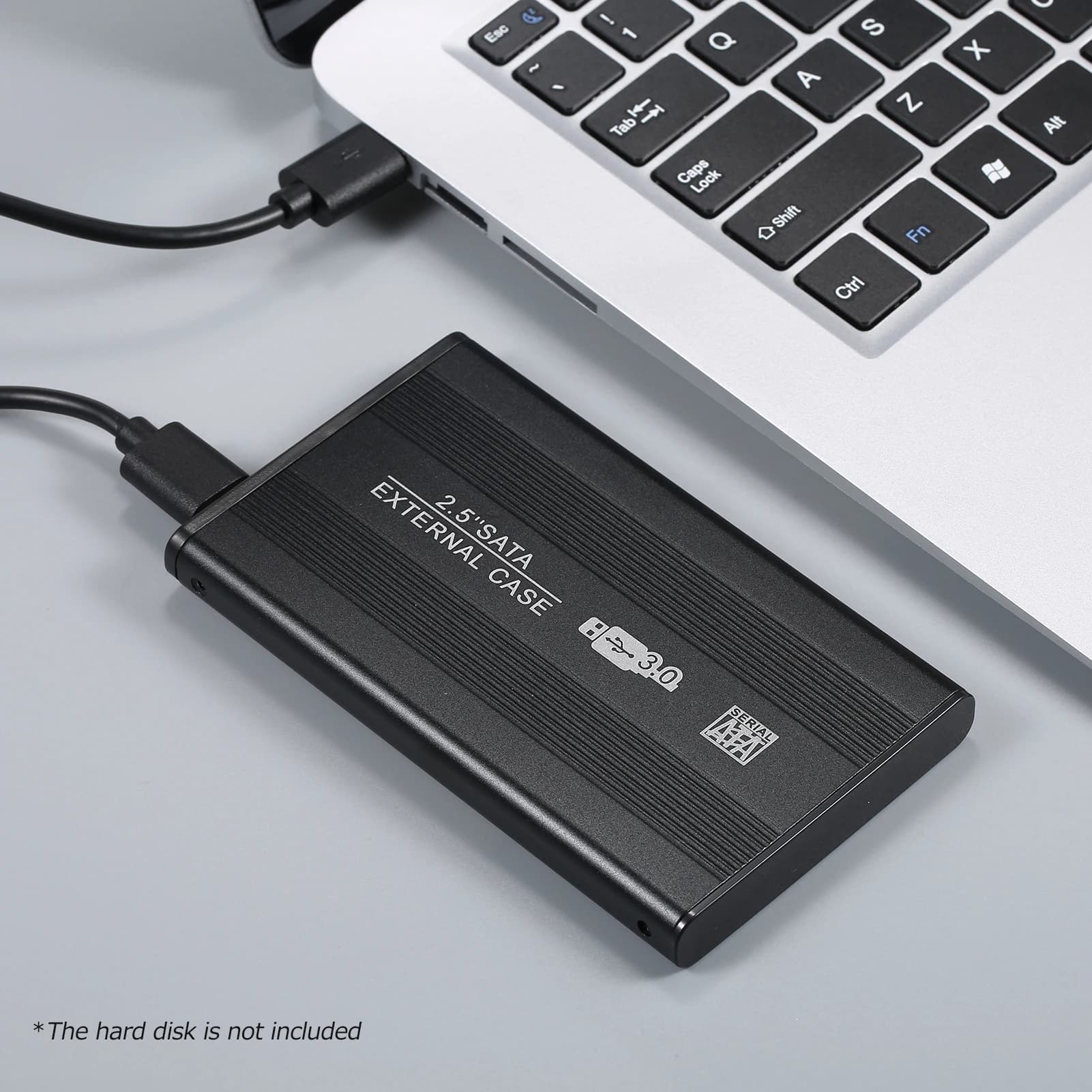 Custodia/Box Esterno Portatile USB 3.0 per SSD/HDD da 2.5 pollici in Alluminio Superspeed (Disco Rigido Non Incluso)