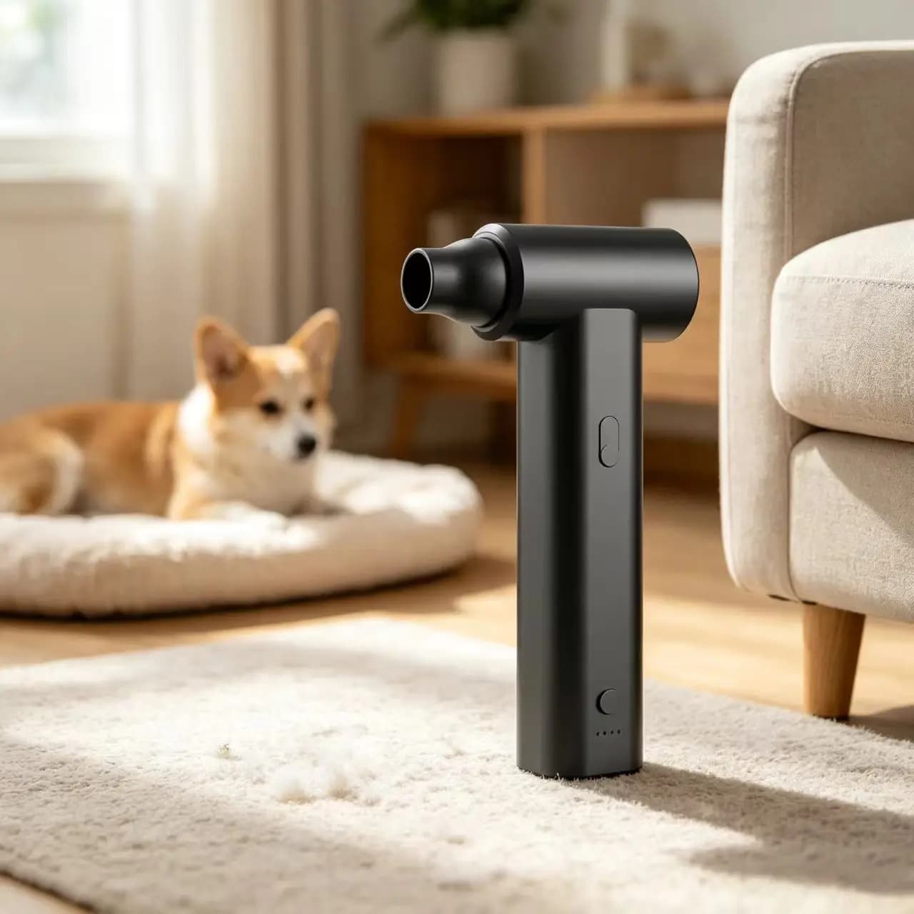 160W Brushless Motor Violent Fan, 2-in-1 Air Duster For Inflation And Deflation, Computer Keyboard Cleaning, Pet Hair Dryer