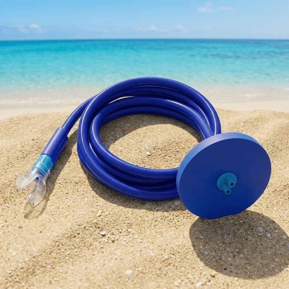 Double Tubes Full Dry Respirator 1.5/3/4.5m Silicone Mouthpiece Breathing Tube Professional Portable Snorkeling Gear
