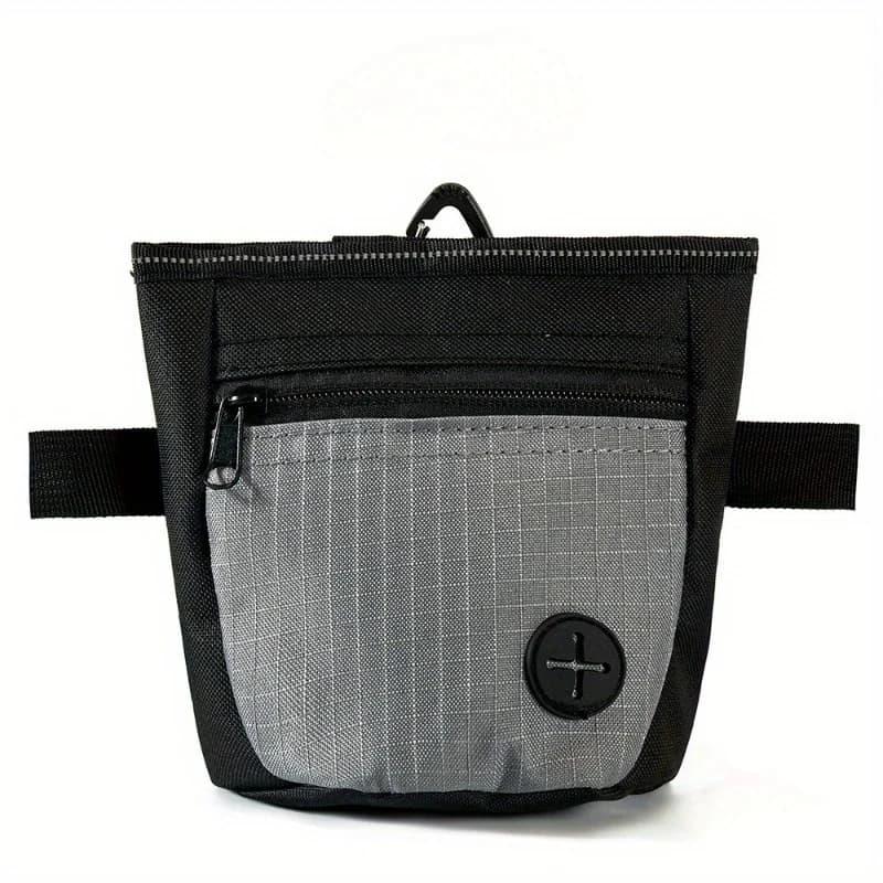 Custodia per dolcetti per cani, buste per dolcetti per addestramento di animali domestici con chiusura magnetica, borsa per dolcetti per addestramento di cani e clicker per addestramento per animali domestici