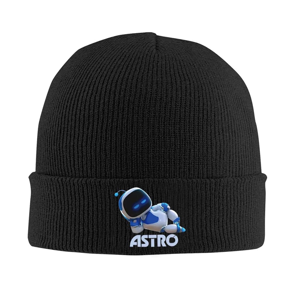Robot posa, antenna, blu, gioco, design Uomo Donna Cappello lavorato a maglia unisex Berretto Pullover Berretto invernale termico caldo Natale all'aperto C