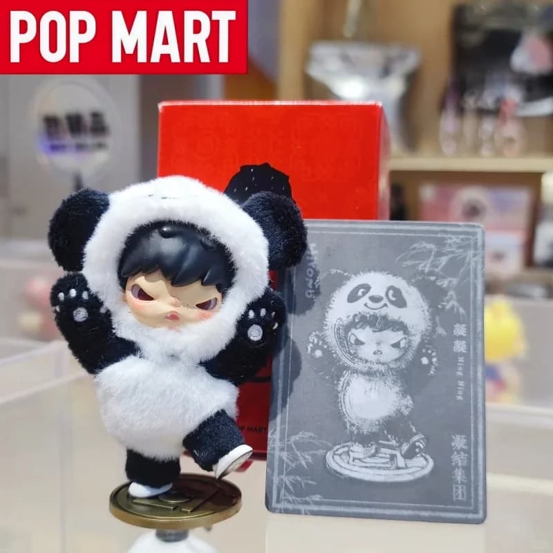 POP MART Hirono X CLOT Series Blind Box Cartoon Anime Figure Trendy toy Ornament doll Collectible Ornament Toys Festival Gifts