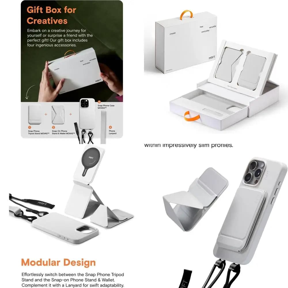 Treppiede universale per telefono, supporto, cordino e custodia per iPhone 15 Pro: regalo ideale per uomini e donne
