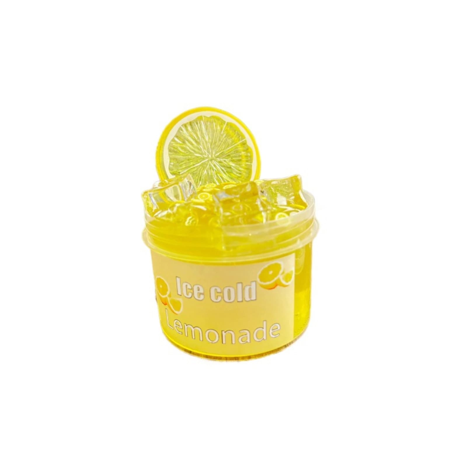 Set Slime al Limone Zesty Squeeze, Giocattolo Antistress Trendy, Giocattolo Sensoriale al Gusto di Limonata Ghiacciata, Divertente Pasta Creativa, Kit Fai-da-Te per Terapia Manuale