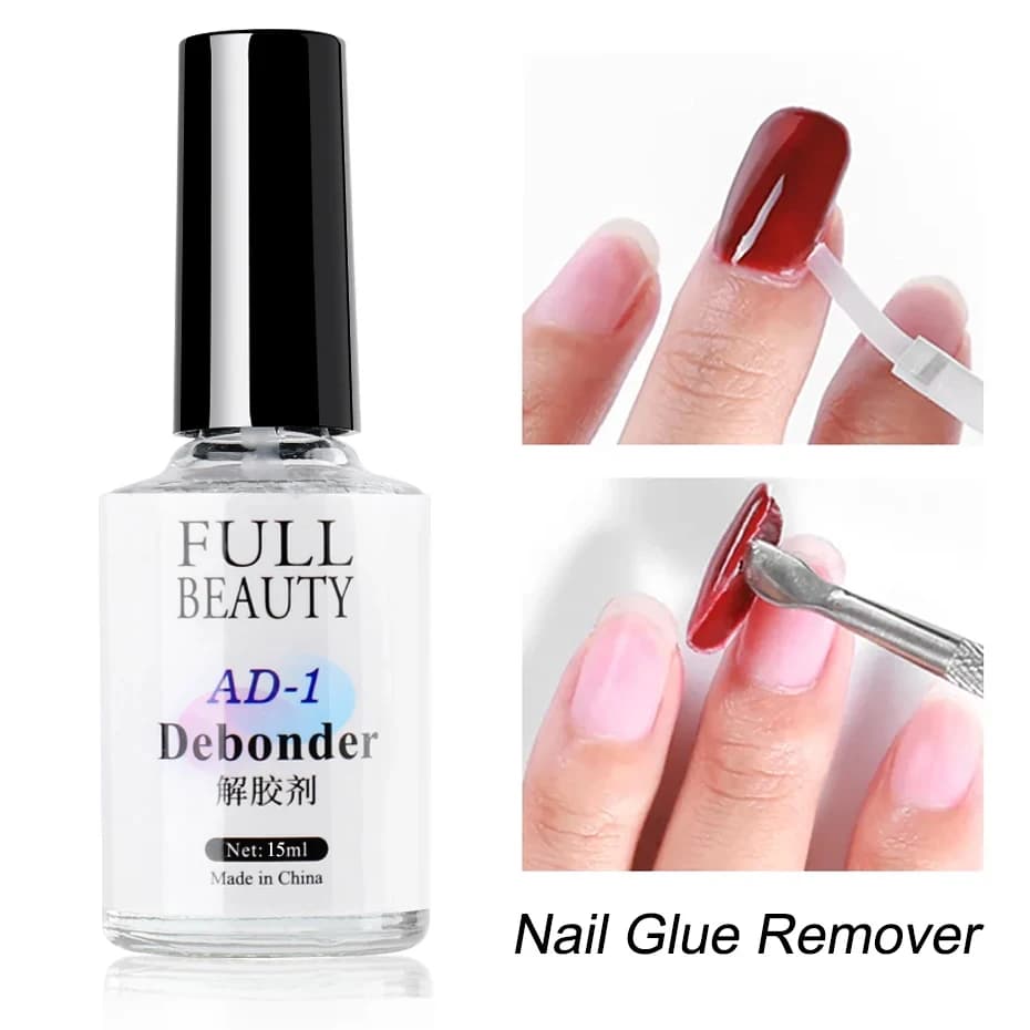 Rimozione della colla per unghie da 15ml punte per unghie finte deponder rimozione del Gel strass stampa finta sulle unghie strumenti per Manicure liquidi a rapida dissoluzione