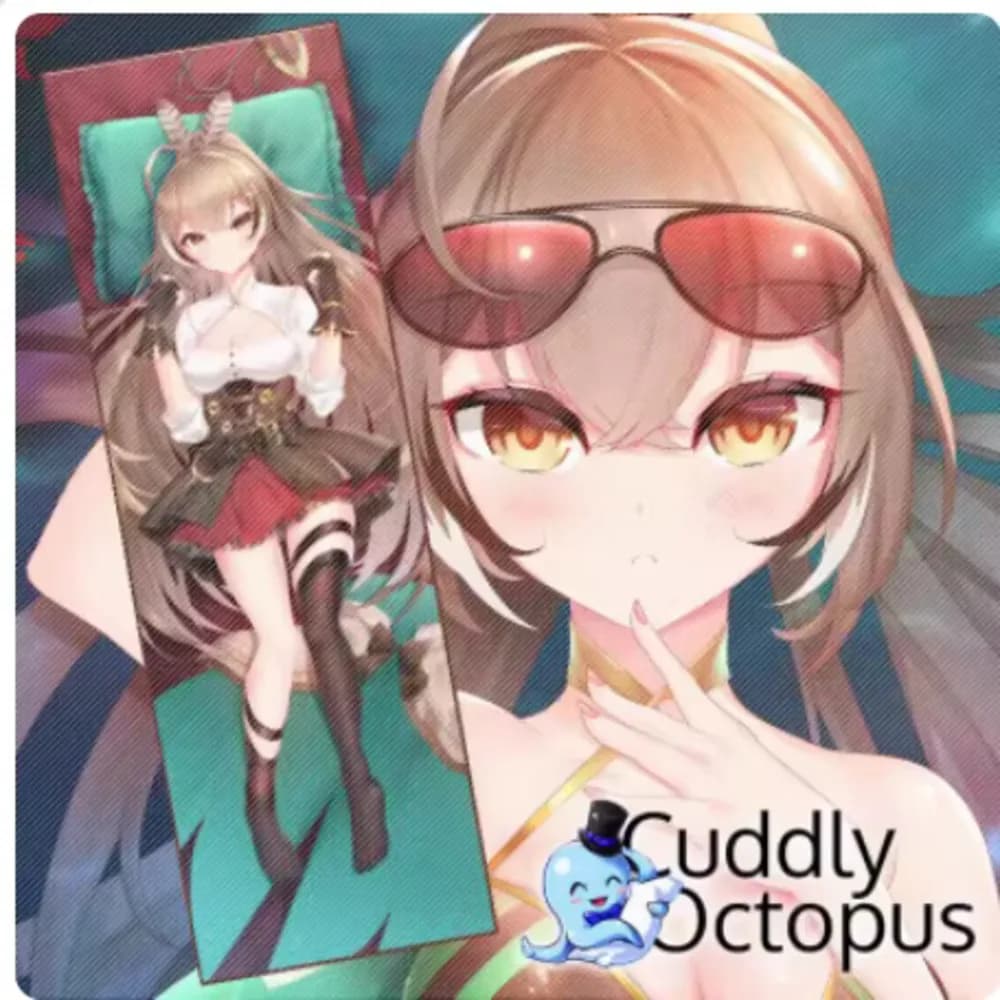 Virtual Youtuber Nanashi Mumei; Sexy 2WAY Hing Body Dakimakura Case Pillow Case Japanese Otaku Cosplay Pillow Anime Bed Ings