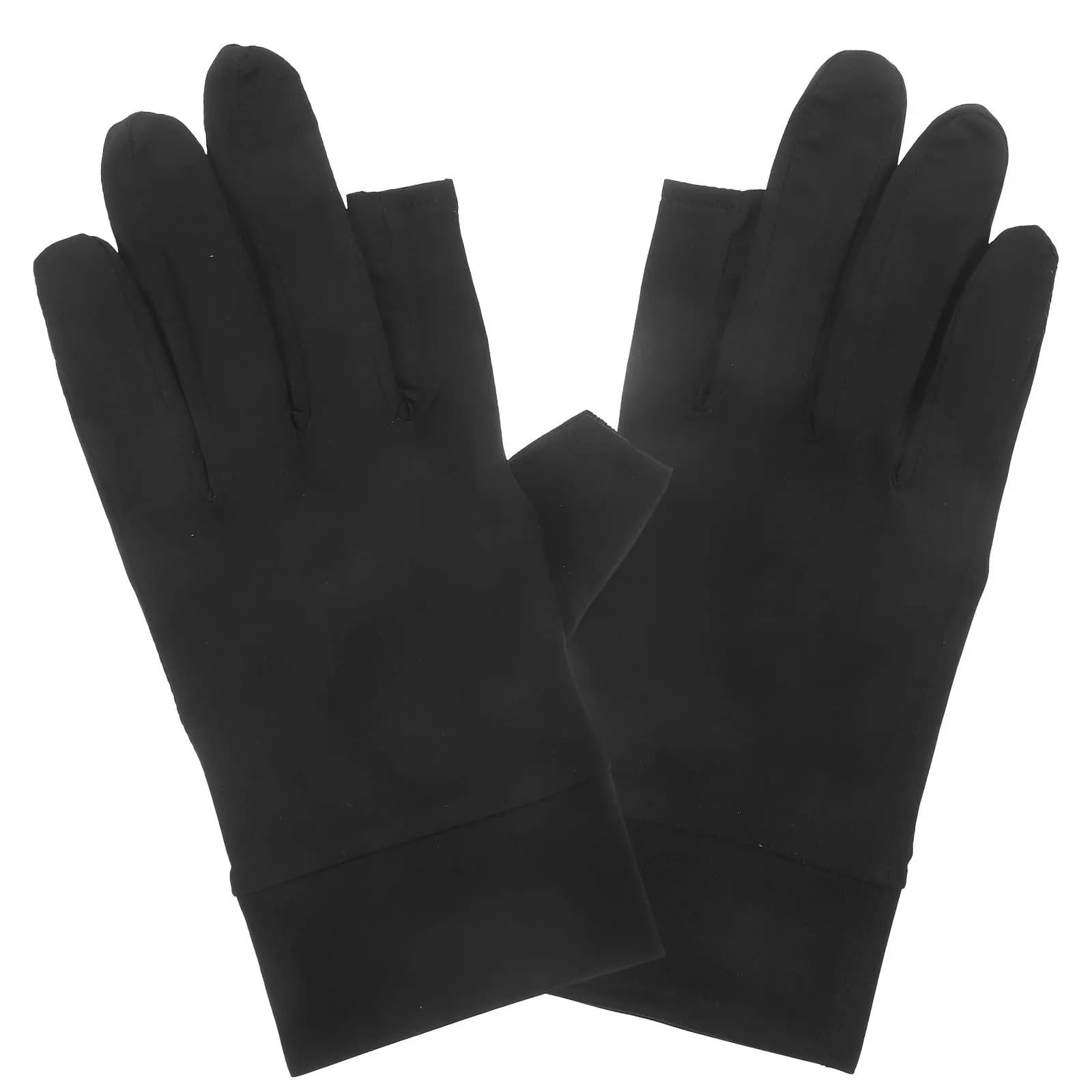 1 paio di guanti protettivi per le mani, resistenti al sole, traspiranti, a mezze dita, resistenti all'usura, multifunzione, per equitazione, fitness, sport, all'aperto