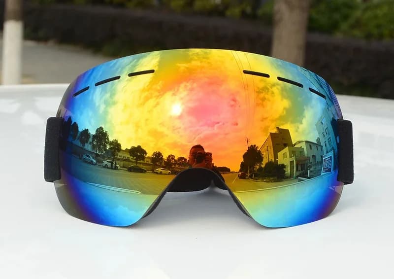 Ski Glasses Anti-fog and Windproof Sand Large Spherical Glasses Men's and Women's Adult Mountaineering Snow Goggles/HX01