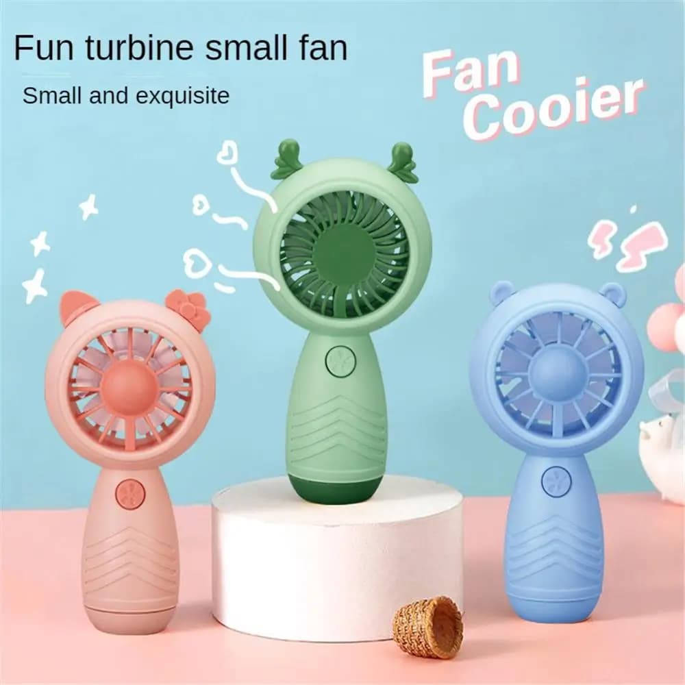 Piccolo ventilatore portatile Ventilatore elettrico portatile ricaricabile USB Mini classe silenziosa per studenti con grande vento