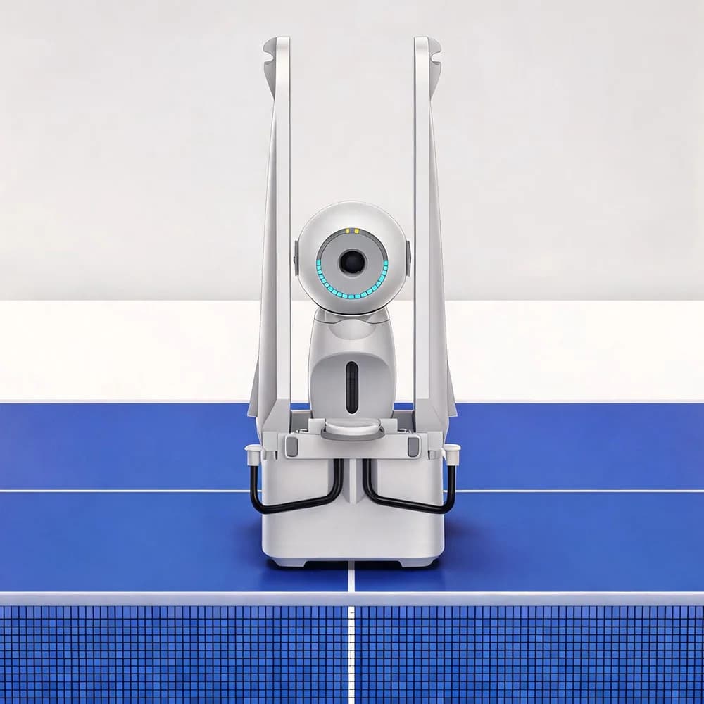 For Smart Portable Tennis Training Robot With Multi Point Placement Random Balls And App Controlled Settings
