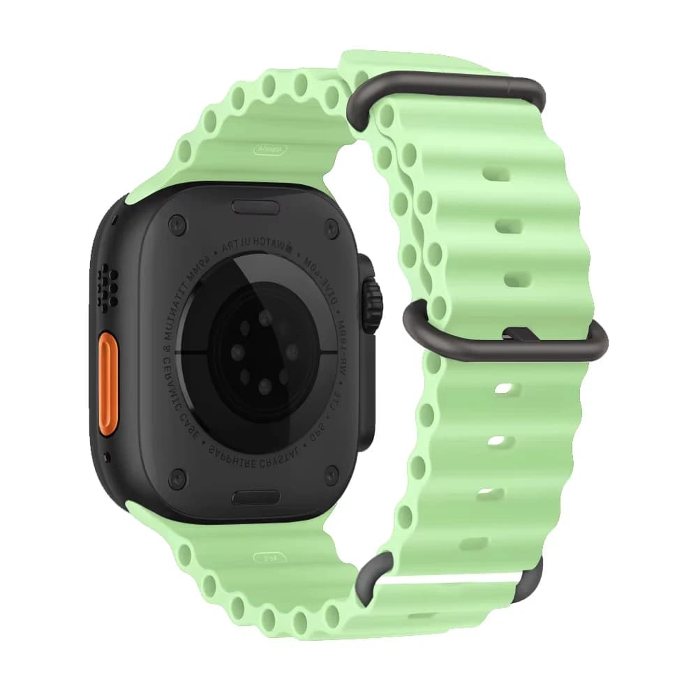 Per cinturini apple watch 44mm 40mm 45mm 41mm 49mm 46mm Bracciale Ocean correas iWatch serie 7 se 8 Ultra 2 3 9 10 11 cinturino in silicone