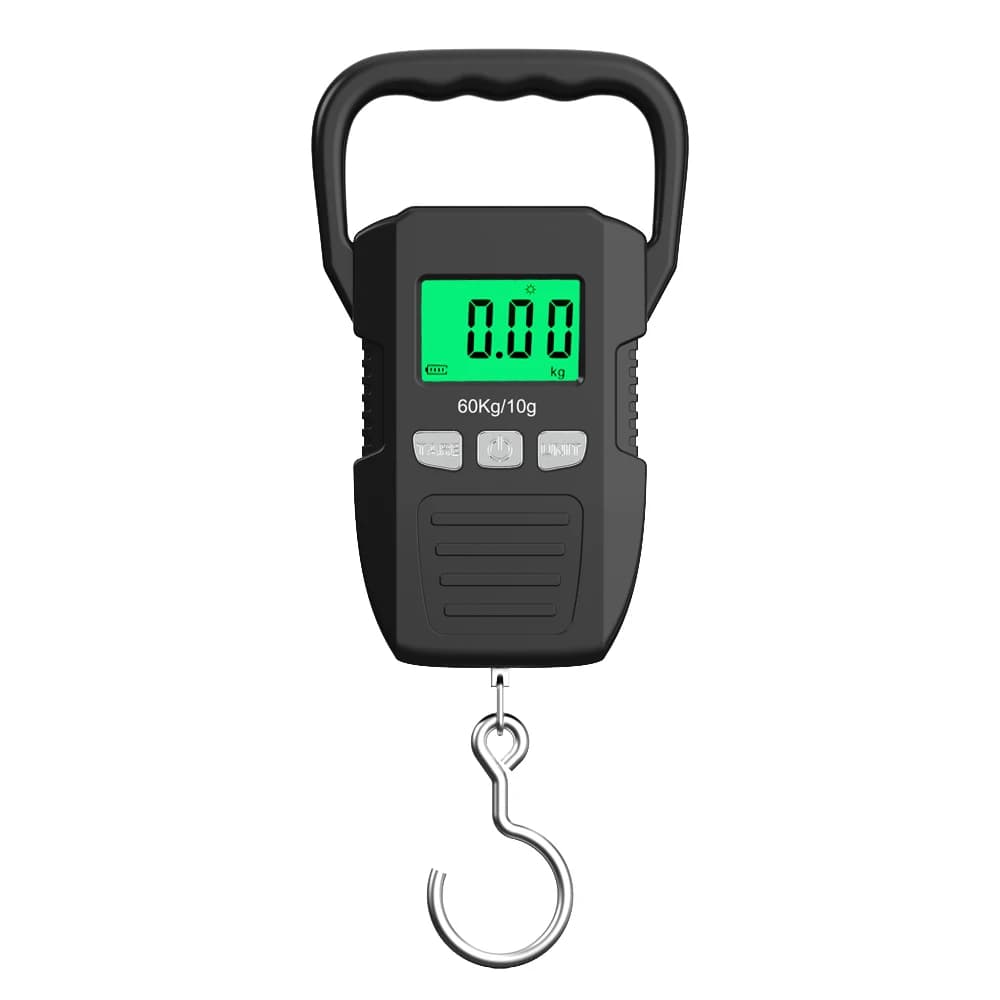 Digital Weight Scale 60kg 10g Electronic Luggage Hanging Scale Usb Charging Lcd Fishing Weighing Balance JJ2759
