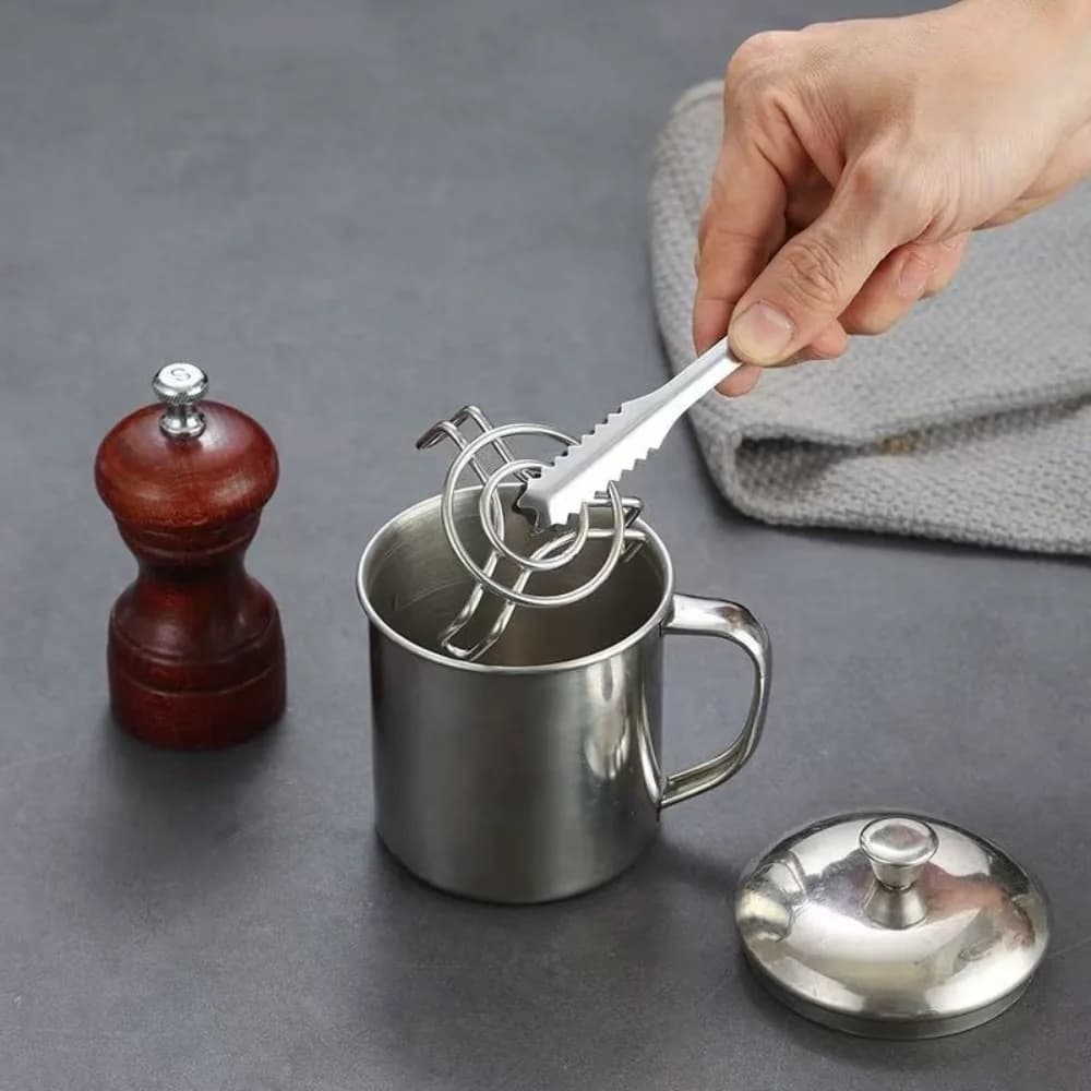6PCS Stainless Steel Mini Steaming Rack Rust-resistant High/Short Feet Egg Steamer Rack Bold Air Fryer Steaming Rack Rice Cooker