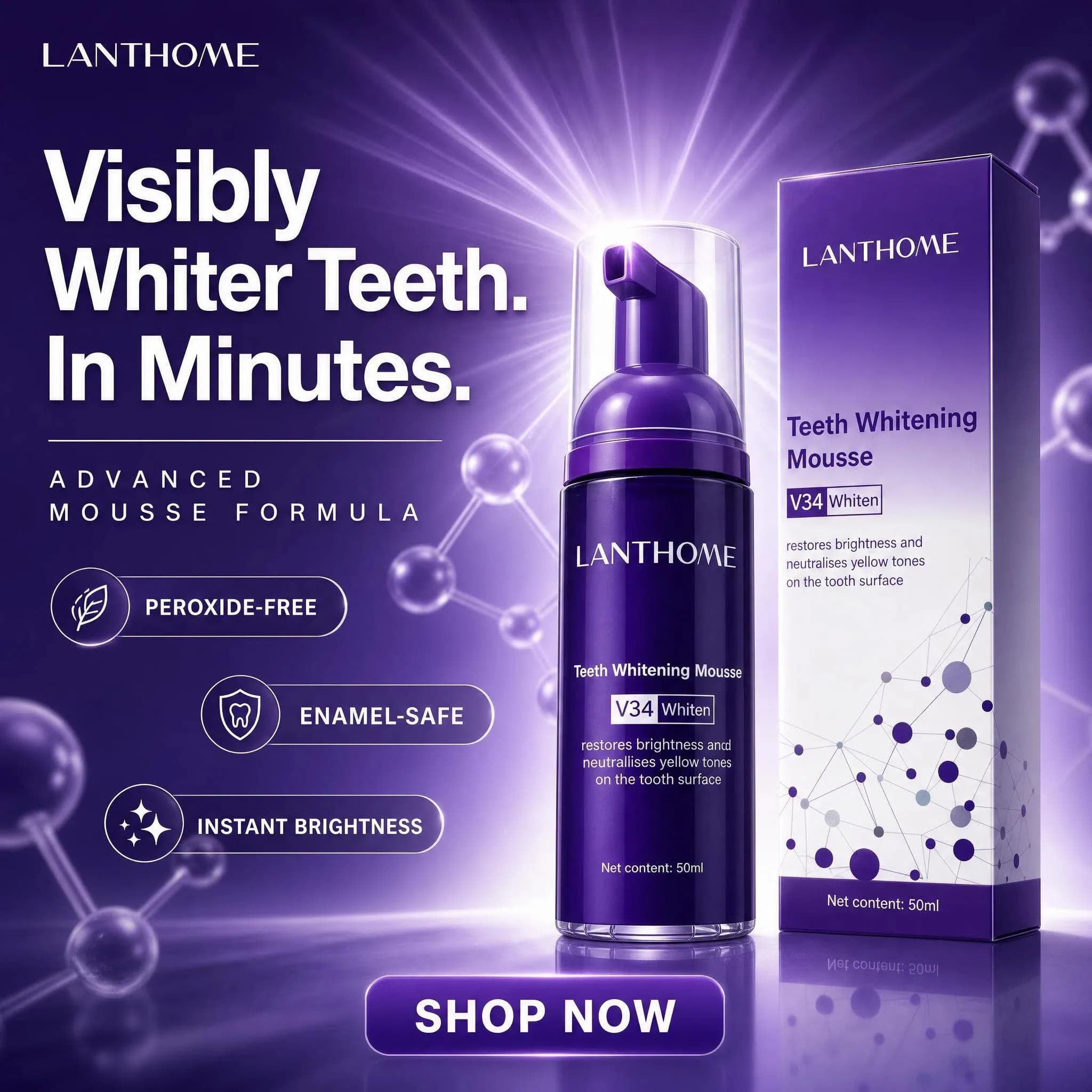 Purple Teeth Whitening Toothpaste Color Correction Essence Teeth Cleaner Pen Smoke Stain Whitening Teeth Refreshing Mousse New
