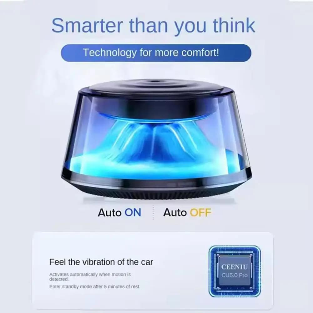 Deodorant for luxury cars Internal perfume Long-lasting start card Aromatherapy Stop Natural fragrance accessory on Auto N9S3