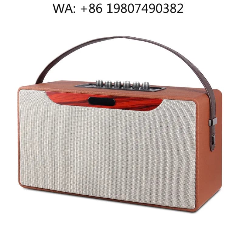 Altoparlante Bluetooth Portatile ad Alta Potenza, Sistema Audio per Karaoke all'Aperto, Dispositivo Stereo Multifunzionale Premium Personalizzato
