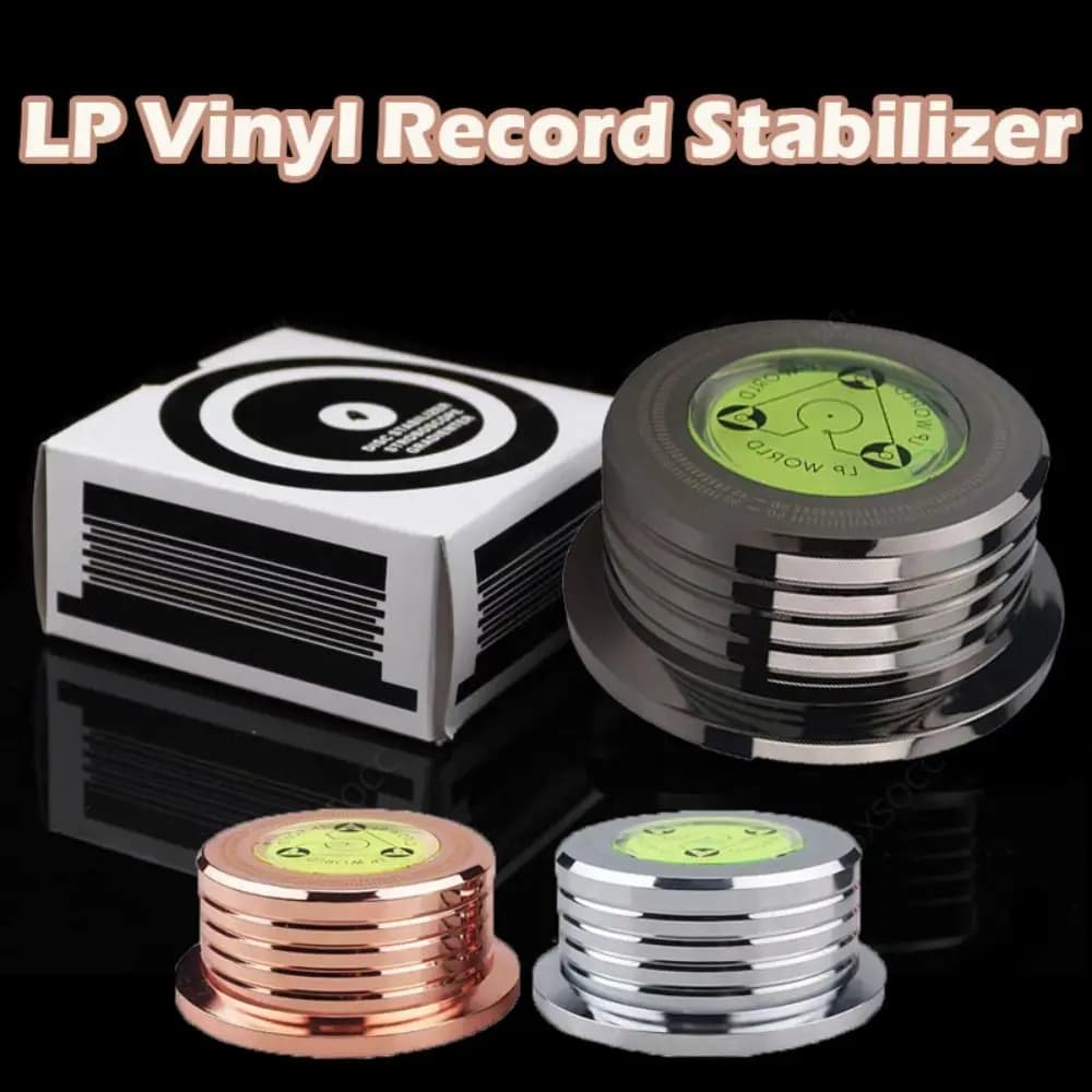 50 Hz record weight stabilizer LP alloy vinyl turntable Stabilizer for record weight Improves the experience Sound disc stabilizer