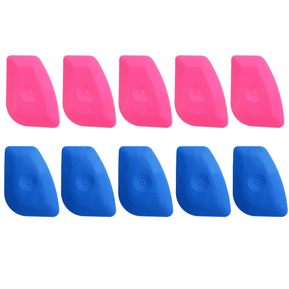 10PCS Foil Squeegee Vinyl Film Car Wrap Auto Home Office Car Film Sticker installa pulizia raschietto rosa Window Tints Tool A57