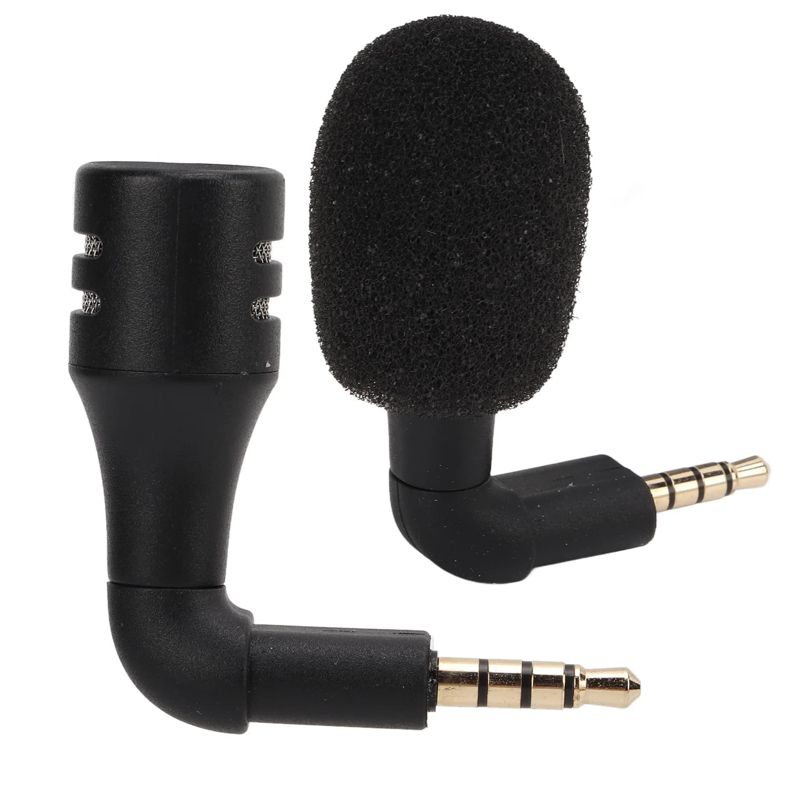 Microfono Mini Omnidirezionale con Jack da 3,5mm 360° ° Microfono audio portatile Surround Radio per smartphone, microfono piccolo portatile, nuovo