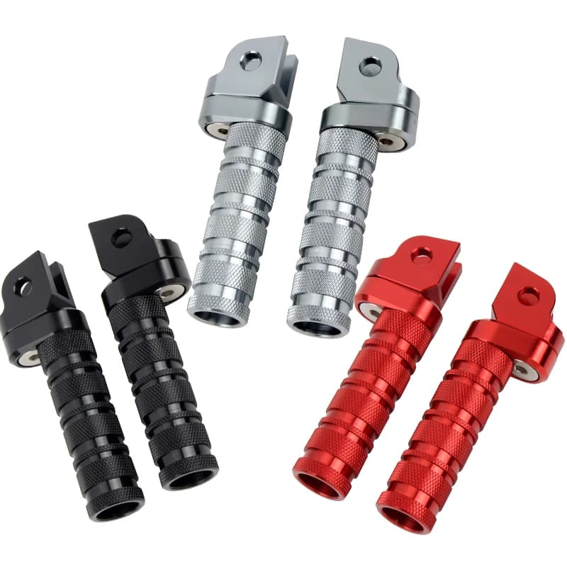 Pedali anteriori per moto antiscivolo a tre colori adatti per Honda CB50R CBR600RR MSX125 RVT1000R VFR1200