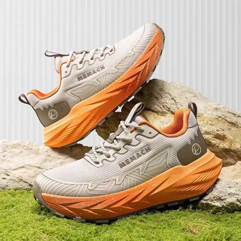 MEMACH Scarpe sportive da uomo resistenti all'usura e ammortizzanti in rete traspirante e antiscivolo versatili per sport all'aria aperta 26002