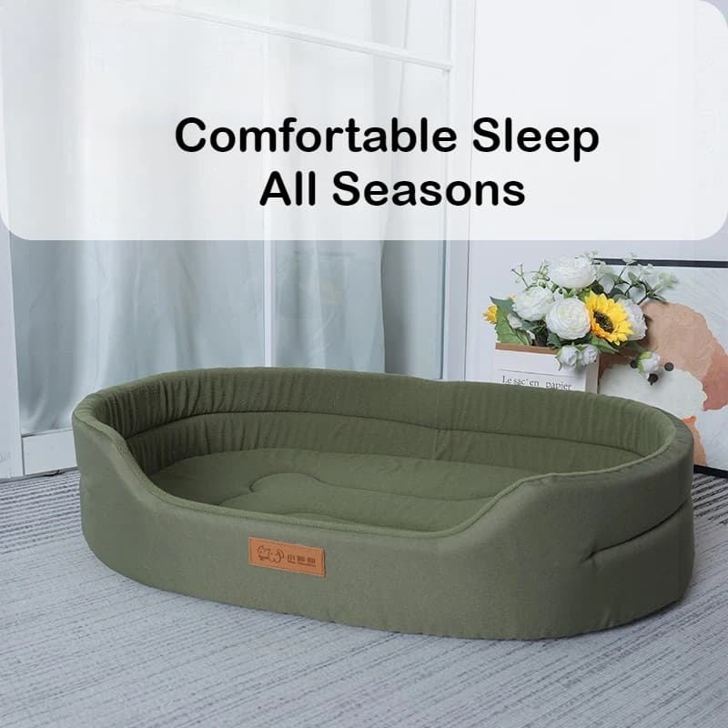 Cuccia in tessuto Oxford Cane ovale Quattro stagioni Universale ad alto livello di aspetto Shiba Inu Materasso per cani Cuccia per gatti Letto per cani Letto per gatti