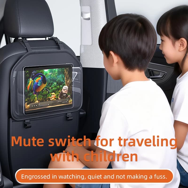 New Auto Seat Organizer, Car Seat Holder Bag with Tablet Touch Screen Support, Children's Protection, Car Accessories