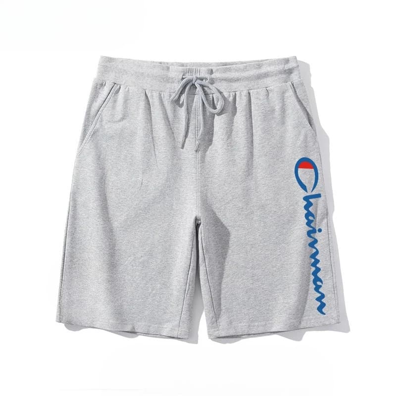 Pantaloncini sportivi personalizzati di tendenza, comodi e larghi, stile a cinque punte, pantaloncini estivi casual da uomo, con stampa di marca alla moda.