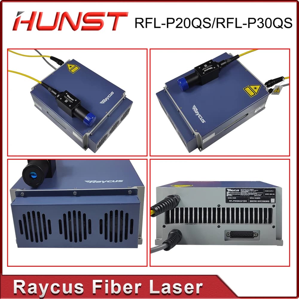 Sorgente laser a fibra pulsata Q-switched Hunst RFL-P20QS/30QS Raycus 20W 30W 1064nm per macchine di marcatura e incisione metalli