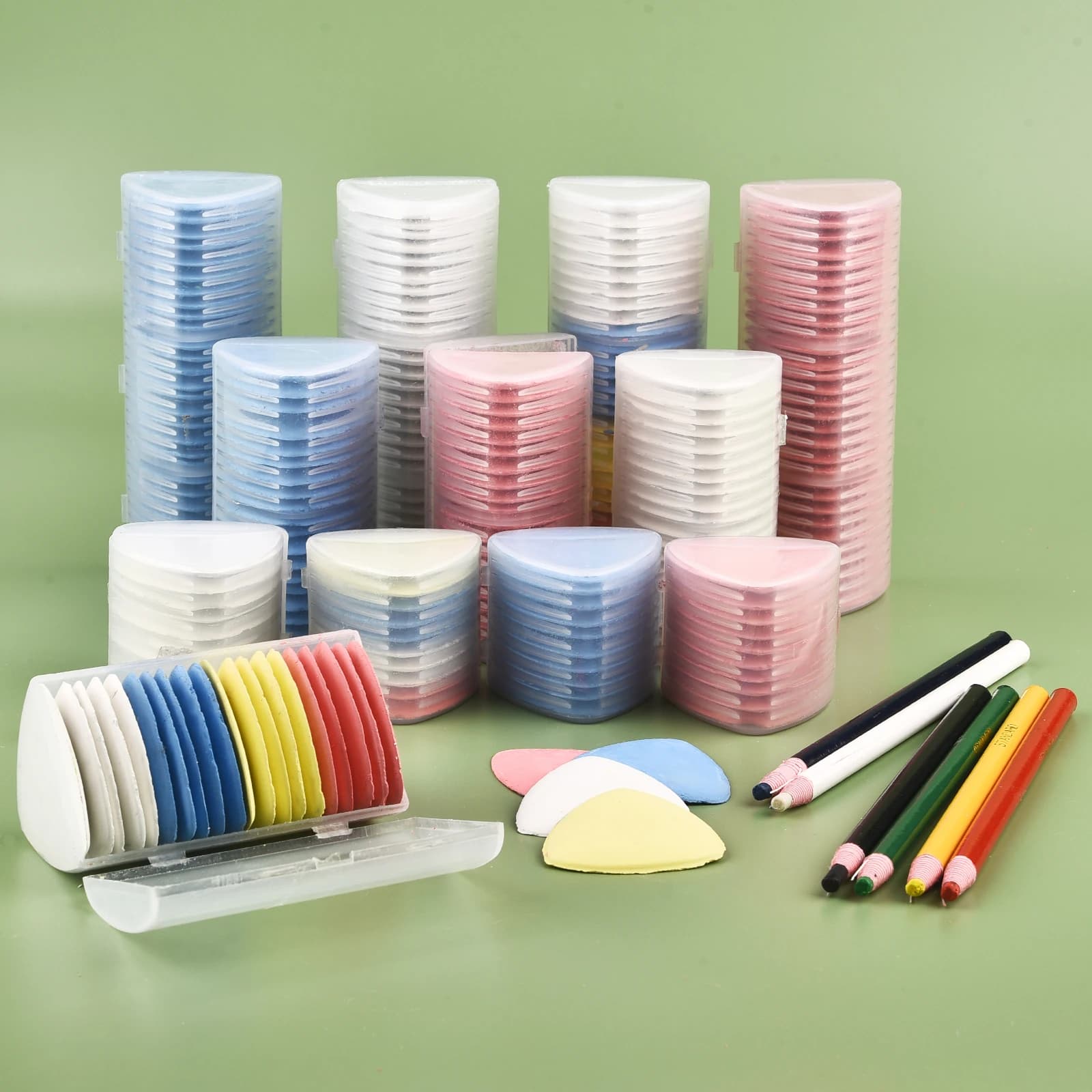 1/10/20/30pcs Tessuto Sarto Gesso Cancellabile Pennarello del Tessuto Patchwork Vestito Abbigliamento FAI DA TE Strumento di Cucito Cassetta Set cucito accessori