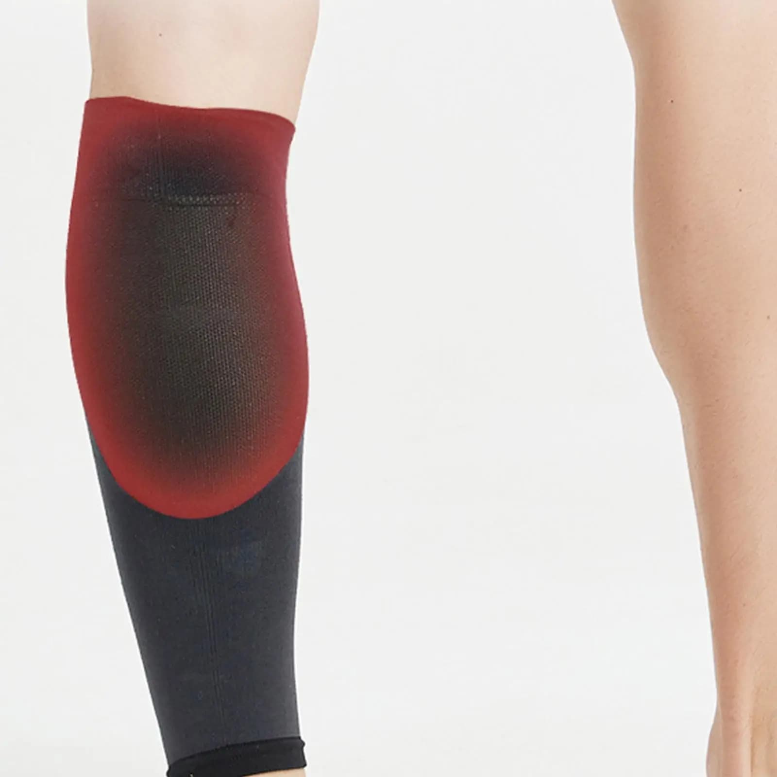 Calf Compression Sleeves Leg Compression Sleeve Shin Splints Support Elastic Leggings Footless Compression Socks for Cycling