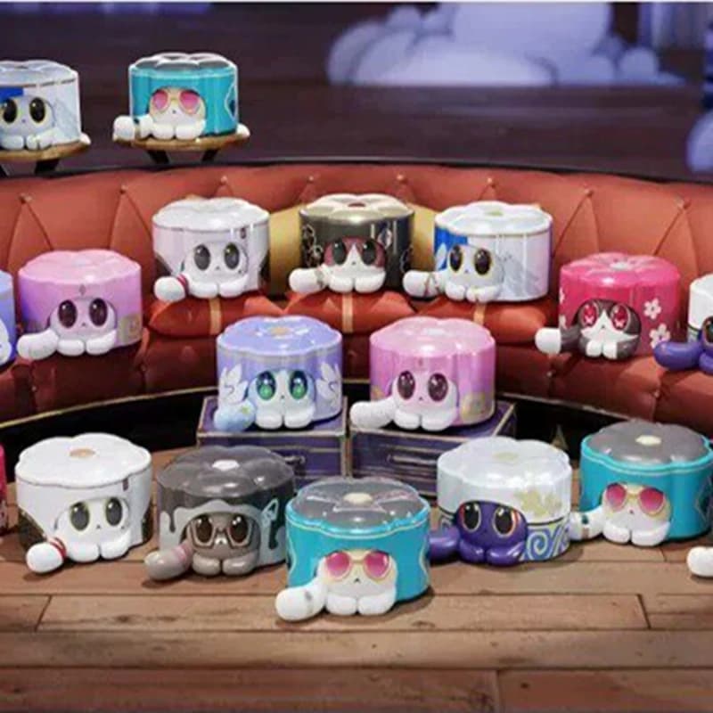 Genuine MiHoYo Blind Bag Honkai: Star Rail Strange Pet Collection Ruan Mei's Creature Cat Pastry Mystery Bag Figure Vol.2 Game