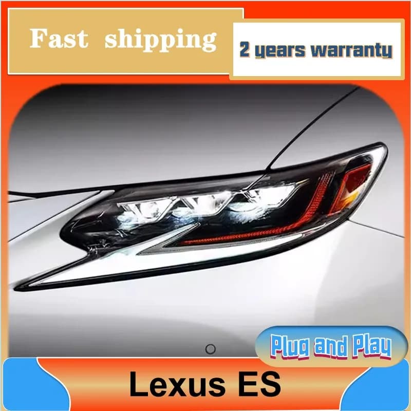 Car Styling per Lexus ES Head Light 2013-2017 ES300 Faro ES200 ES250 ES350 DRL Indicatori di direzione Luci anabbaglianti Lente del proiettore