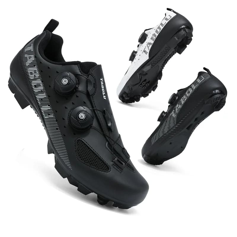 Men's Professional Breathable Cycling Shoes SPD Cleats MTB Cycle Shoes Speed Sneaker For Road Mountain Bike Competition Training
