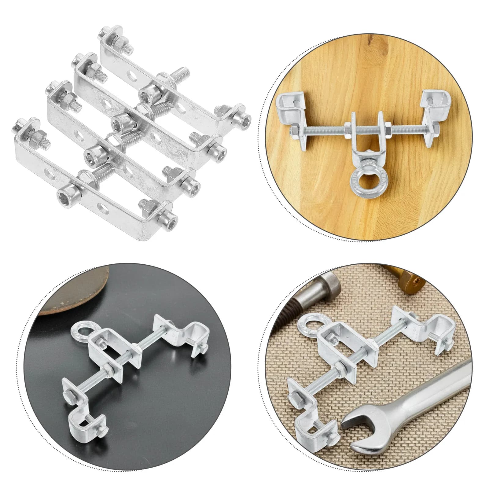 2 Pieces Steel Soffitto Stand Resistant for Boxing Suspension, I Shape, with Adjustable Width, for Pesante and Amaca Bag