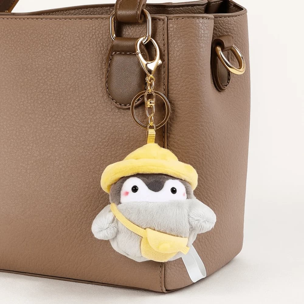 Ciondolo per borsa per bambola pinguino in cotone PP, soffice e confortevole portachiavi in peluche pinguino portachiavi in peluche appeso a forma di pinguino
