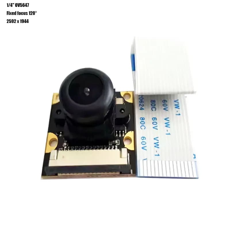 Modulo telecamera 5MP HD Raspberry PI OV5647 120/160/220 gradi Grandangolo FF Messa a fuoco regolabile per la visione artificiale