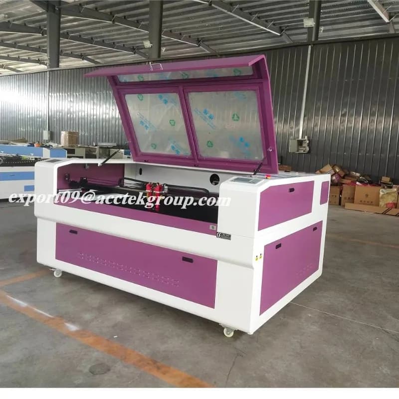 Macchina da taglio laser CO2 80w 150w 200w per pelle, tessuto, non metalli, utensili per incisione e taglio.