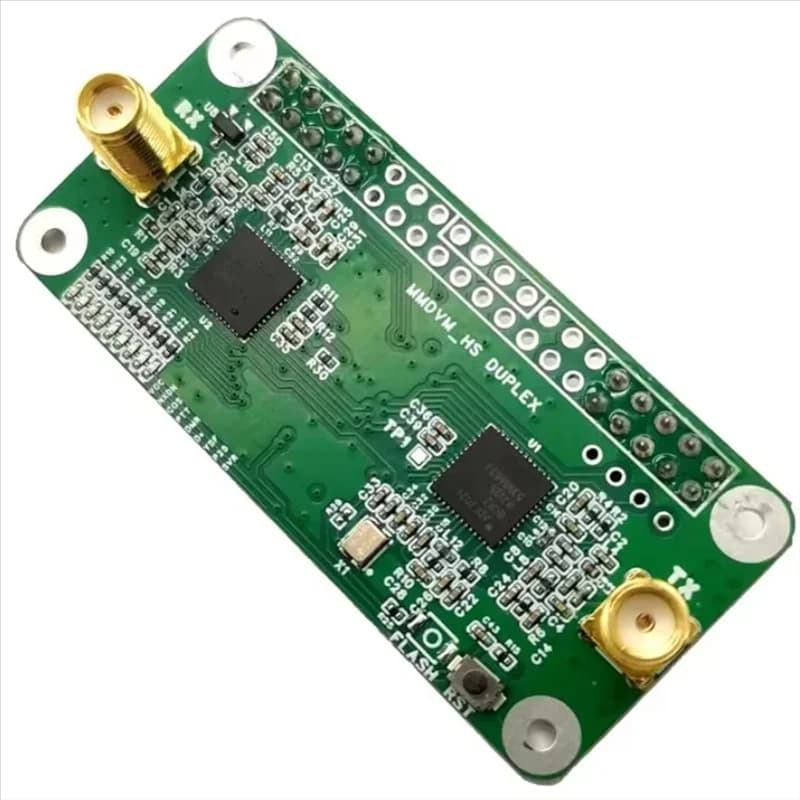 】Design elegant】 Mini version for Raspberry Pistar Ostar MMDVM HS Double Duplex Hotspot Card with 2 antennas Support P25 DMR YSF