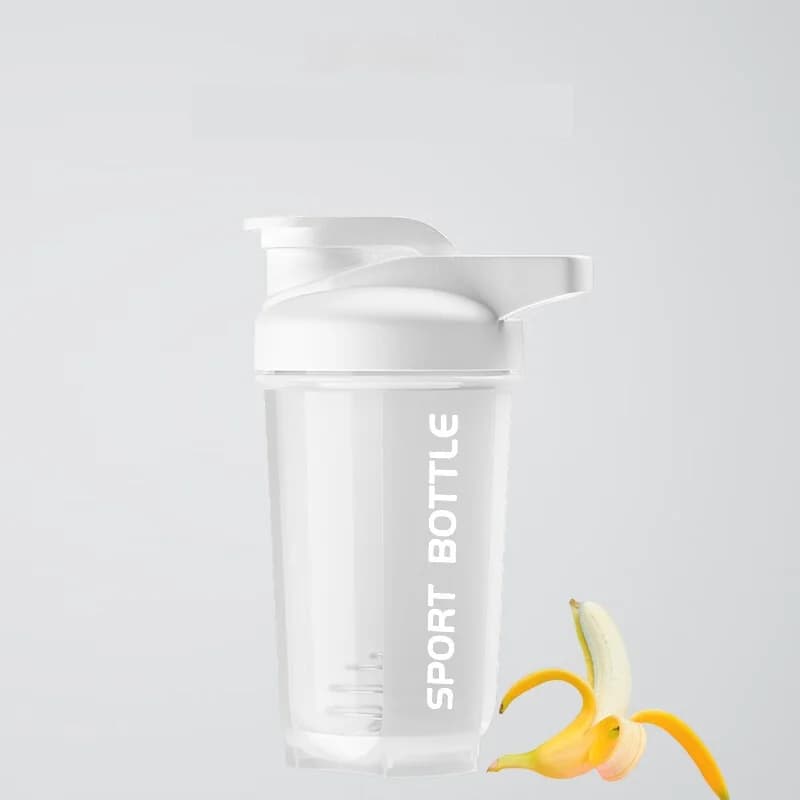 GIANXI Summer Shaker Cup Outdoor Travel Sports Cup Sealed Water Bottle Powder Protein Cup Portable Plastic Cup Protein