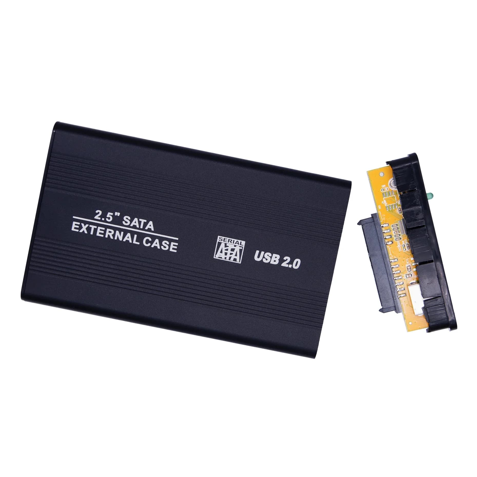 Custodia per disco rigido esterna in alluminio da 2,5 pollici SATA III a USB 3.0 5 Gbps Custodia per disco rigido SSD Box Supporto Hot Plug per adattatore Windows
