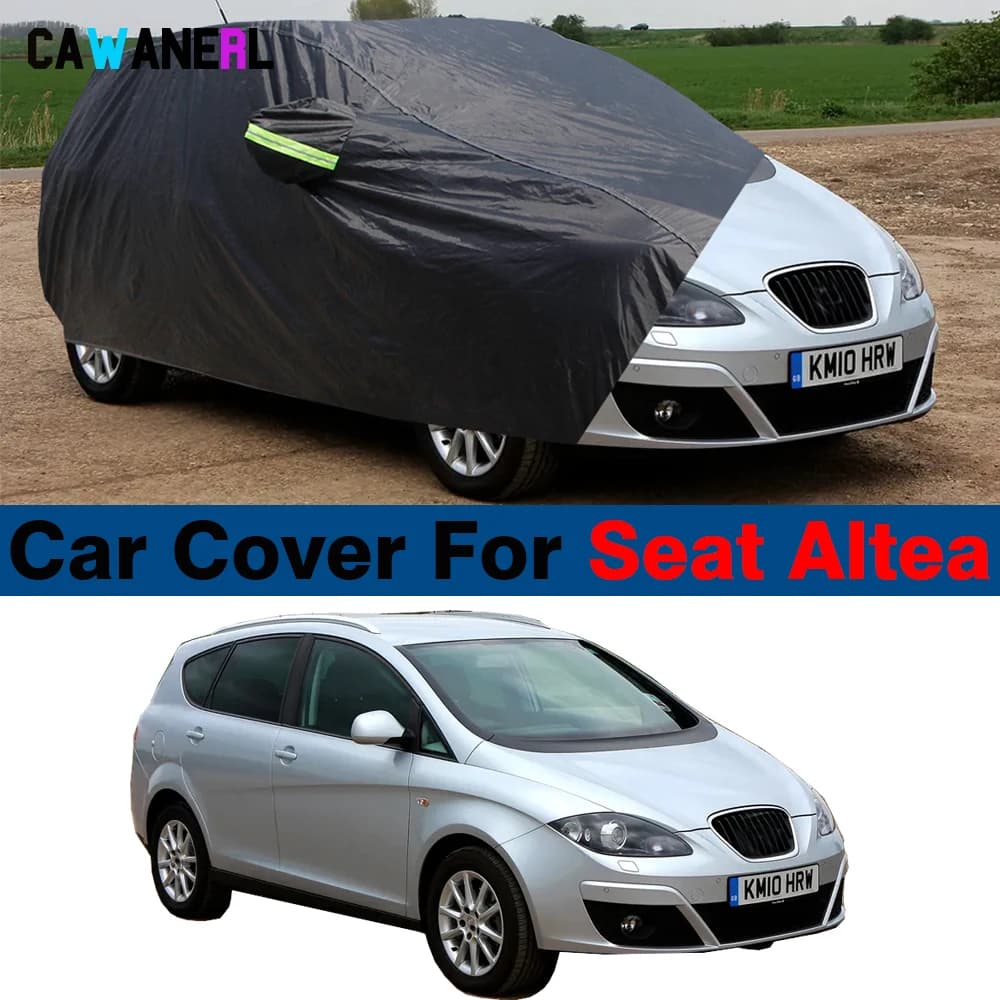 Full cover for sun proof outdoor car rain snow protection against windproof cover MPV waterproof for Seat Altea XL 4 Freetrack 2004-2025
