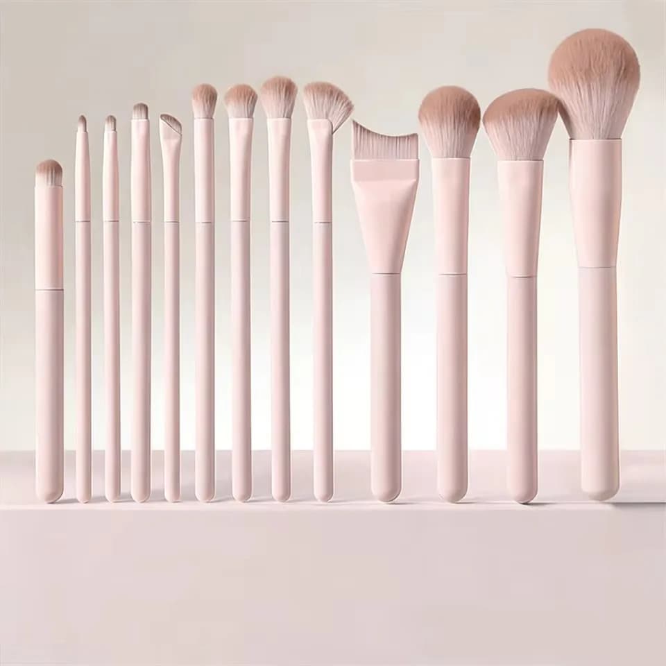 13Pcs Soft Makeup Brush Set With Travel Bag Makeup Blush Powder Brushes Highlighter Foundation Brush Cosmetic Beauty Tools