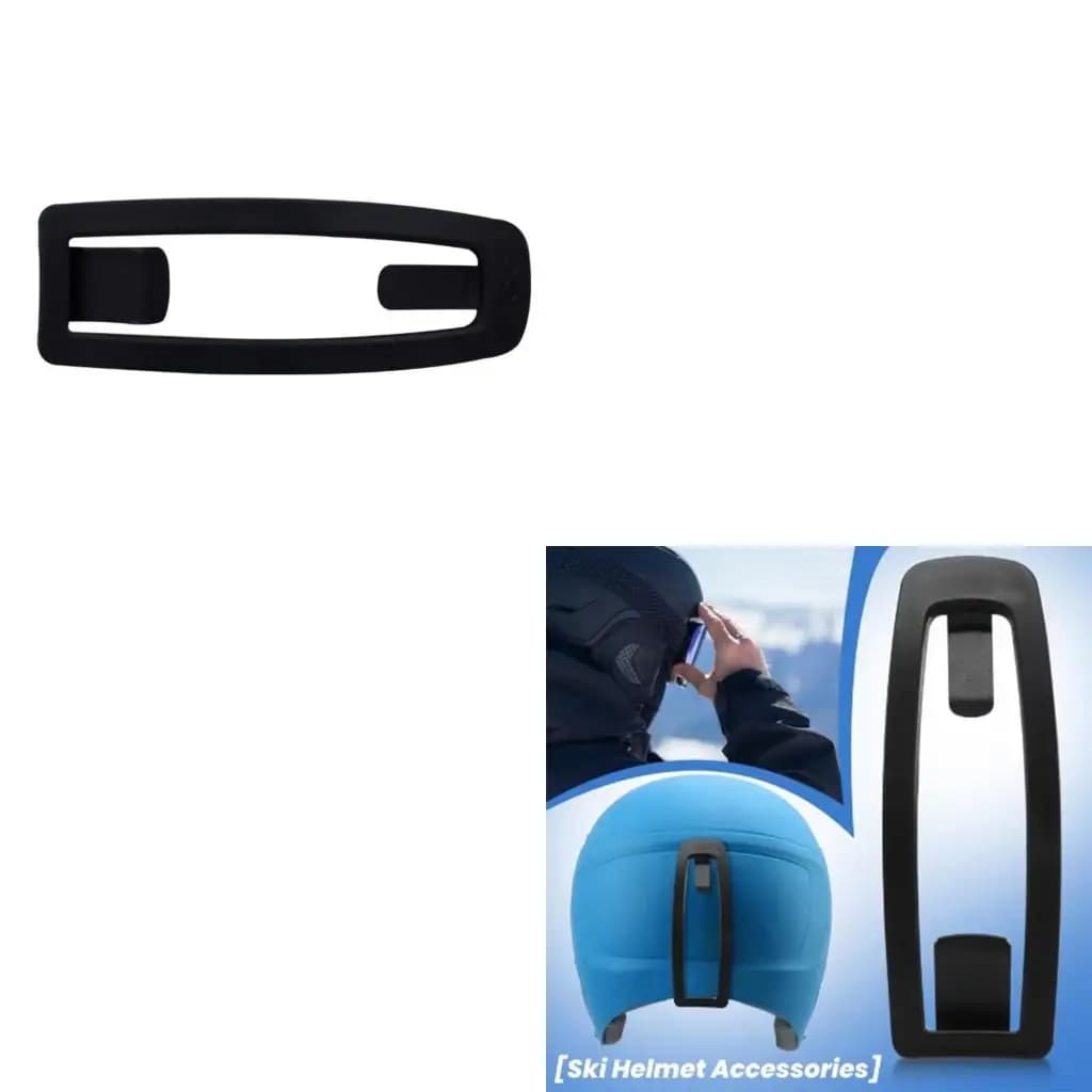 Q39E Ski Helmets Buckle Ski Helmets Goggles Belt Clip Easy to Use for Ski Enthusiasts