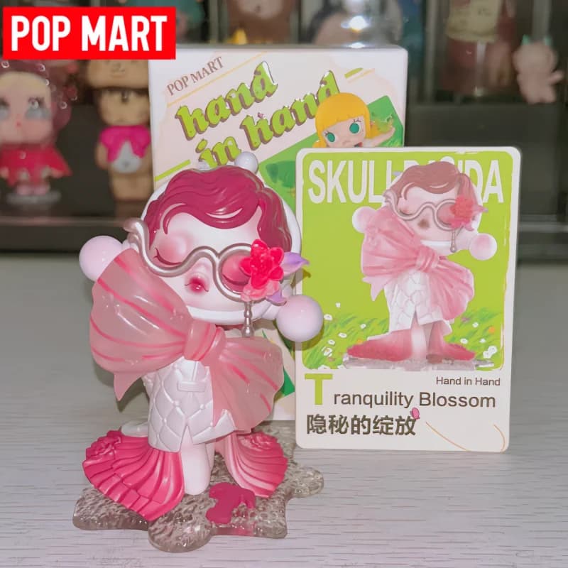 Nuova Serie Originale POP MART Hand In Hand, Blind Box, Action Figure Anime Cartoon, Scatole Misteriose, Giocattoli da Scrivania, Regalo di Compleanno alla Moda