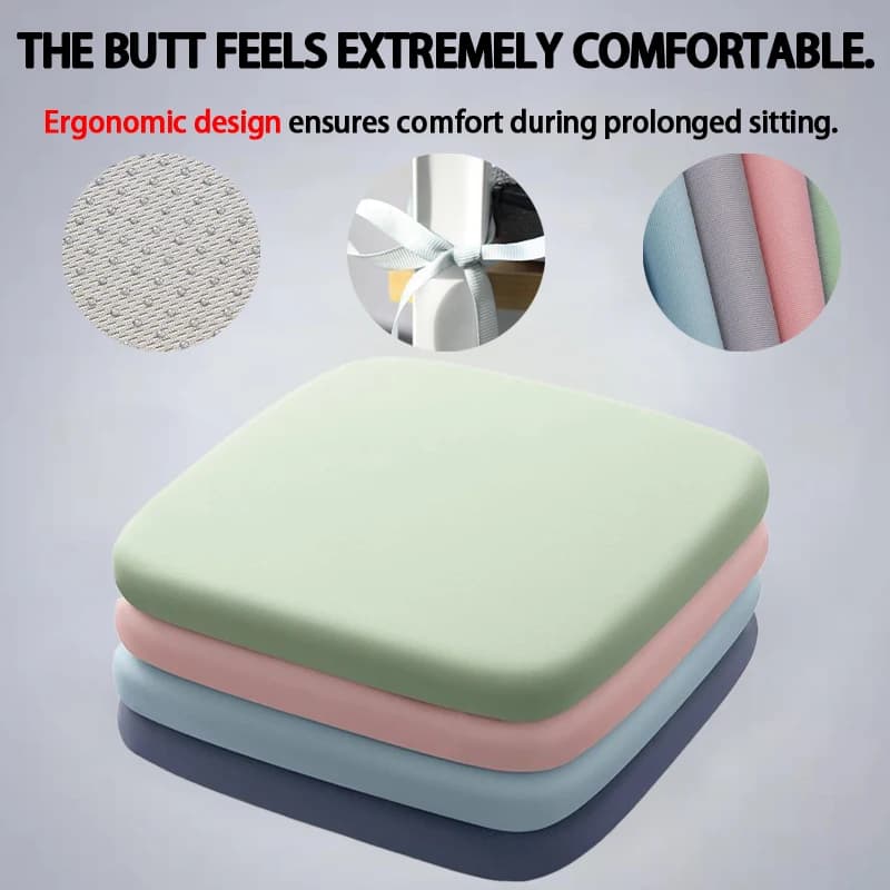 Cuscino per Sedia da Ufficio in Memory Foam Ultra Morbido, Traspirante, con Supporto Lombare