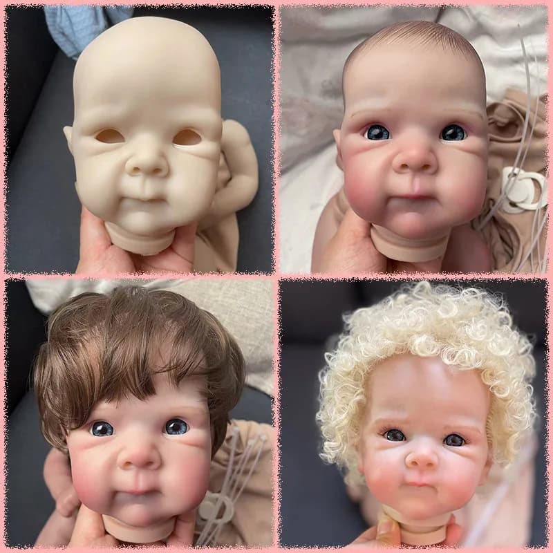 Reborn Bettie Doll Kit 18Inch Already Painted Kits/Unpainted Kit Lifelike Soft Touch Fresh Color DIY Doll Parts With Cloth Body