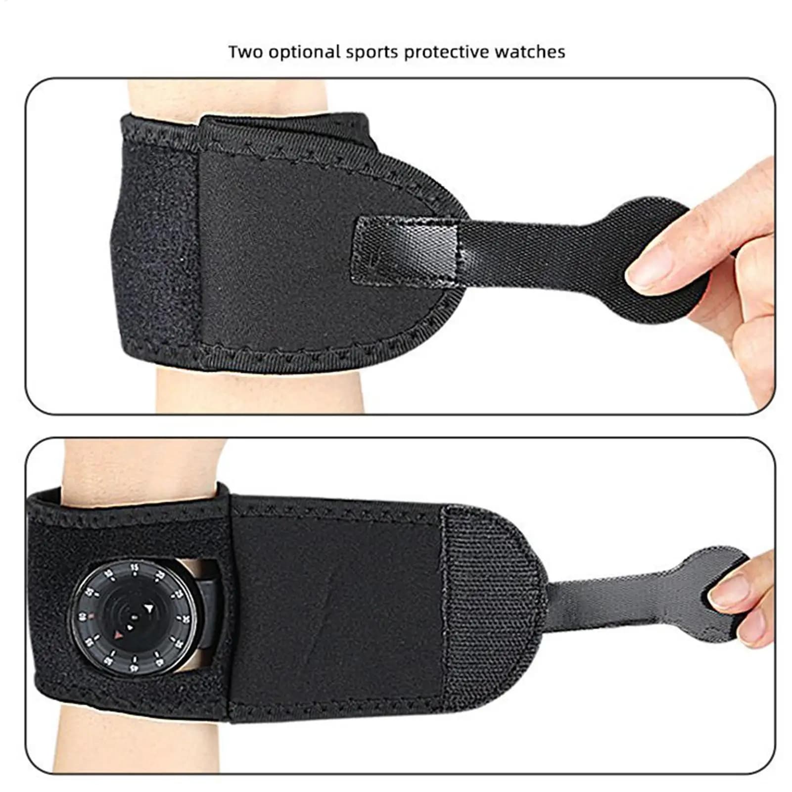 Watch Band Wrist Protector Watch Band Covers For men Sweat Proof Weatherproof Shock Absorption Armband Wrap For Teens Running