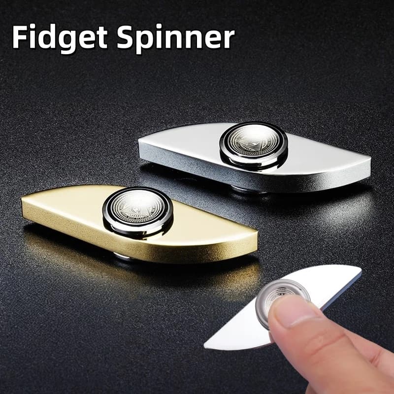 EDC Eye Spinning Top Giroscopio con punta delle dita - Giroscopio in metallo Agitarsi sensoriali Antistress Fidget Spinner Giocattoli per adulti Bambini