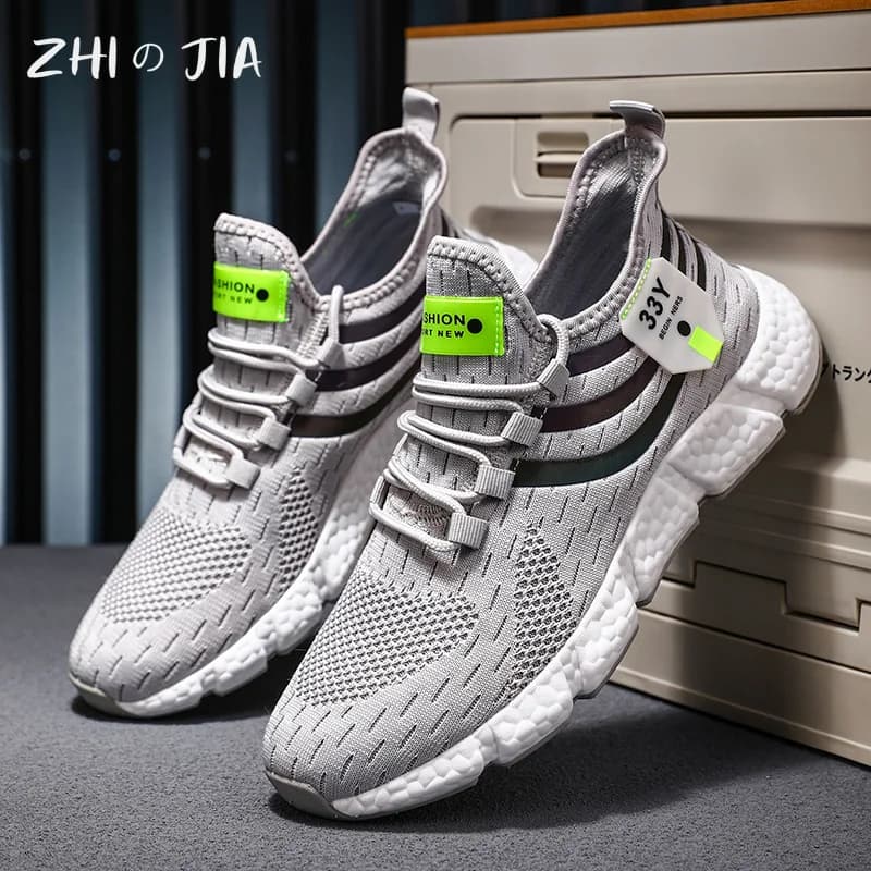 Nuove Scarpe da Corsa in Maglia a Rete Primaverili ed Estive, Leggere e Antiscivolo, per Uomo e Donna, Scarpe Casual da Esterno